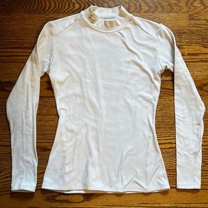 Under Armour white stretchy top